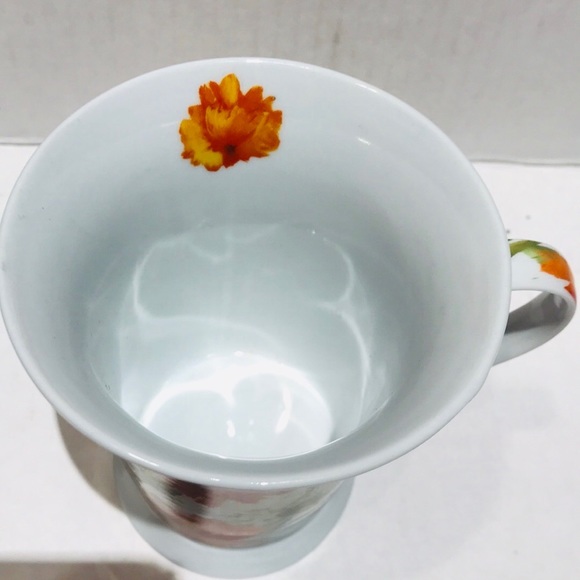 PIMPERNEL Tulips Peonies Floral Porcelain Mug - Picture 6 of 7